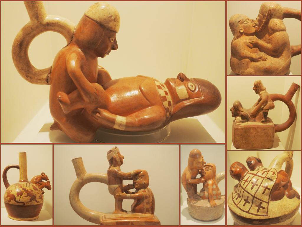 For adults only - a fine selection of pre-Hispanic ceramics in the Larco Museum Erotic Art Gallery.