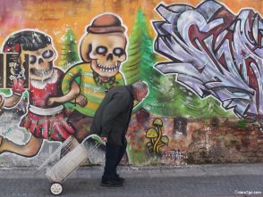 Montevideo: skulls are often a feature