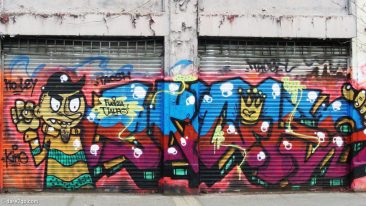Santiago graffiti: after a while you recognise the artist's style