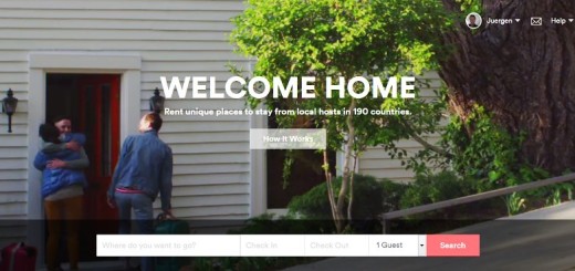 airbnb frontpage animation