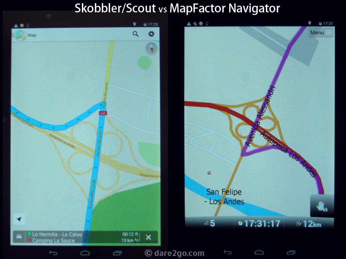 GPS review: cloverleaf error on Skobbler/Navigator