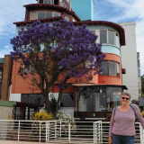 Outside Pablo Neruda's house in Valparaiso