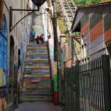 Valparaiso: with funiculars not working leaves only climbing the hills