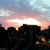 city lights, view from my last apartment in Las Condes