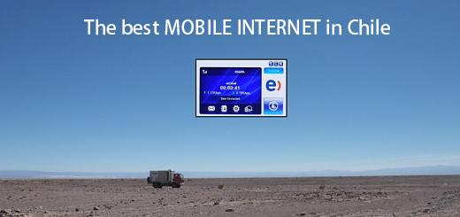 In the middle of the Salar de Atacama we had full bars reception for Entel mobile data!