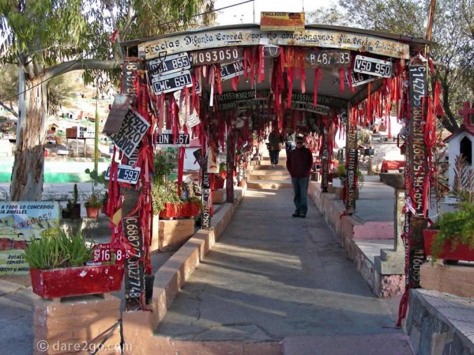 Difunta Correa-bottom of covered stairs