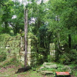 Jesuit Mission of Santa Ana: remains of the old workshops. Here you can see clearly how the walls were built around the timber supports.