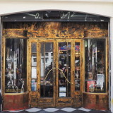 Some of the old facades of shops in San Telmo are amazing - this one is helped by the creative paint job.