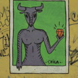 Small towns have some street art too! This small piece is on a wall near the fishing port of Piriapolis.