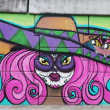 The eleventh section: in a very similar style (same artist?) to a number of small street art pieces we have photographed around Florianopolis, like owls and birds.