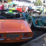 A PUMA convertible from the back. Next to it an MP kit car (see my other photo).