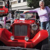 A unique home-made body on a VW Beetle, called 'Pretty'. I'm sorry to say: I didn't find it that pretty...