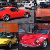 A collage of PUMA sport cars, both Coupe and Convertible style bodies. The red one in the top left could compete, style-wise, with any Italian sports car...