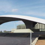 The 'Concha Acústica' (Sound Shell), designed by Oscar Niemeyer. This is at the military academy and has a large parade ground in front.