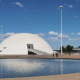 The Federal Museum (or National Museum) is a typical Oscar Niemeyer dome with three ramps. Unfortunately it seems to be underutilised.