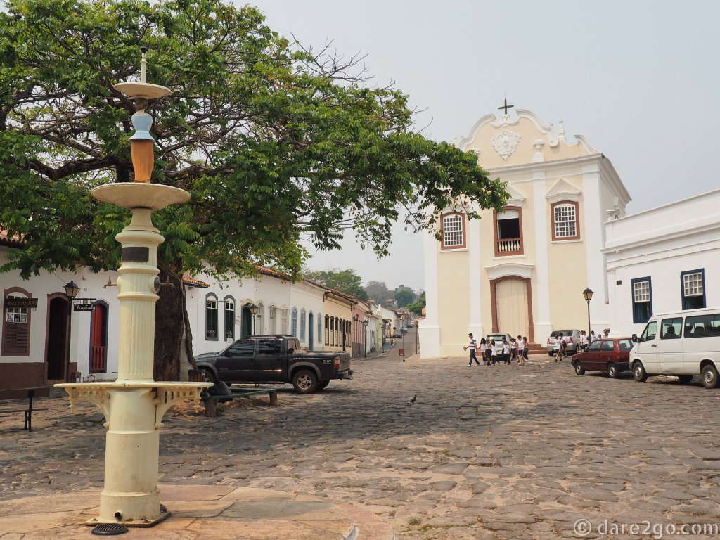 Igreja de Nossa Senhora da Boa Morte: just one of many original buildings in the Historic Centre of the Town of Goiás, Brazil. It is World Heritage listed as a good example of an 18th Century mining town.