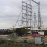 Photographed along the BR101: a display of some steel works who produce sections for power poles.