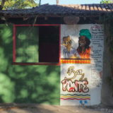 This colourful bar is typical of the flair of Itaúnas.