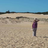 Yasha in the dunes of Itaúnas
