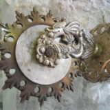 A finely decorated spur – photographed in the Gaucho museum in Tacuarembo.