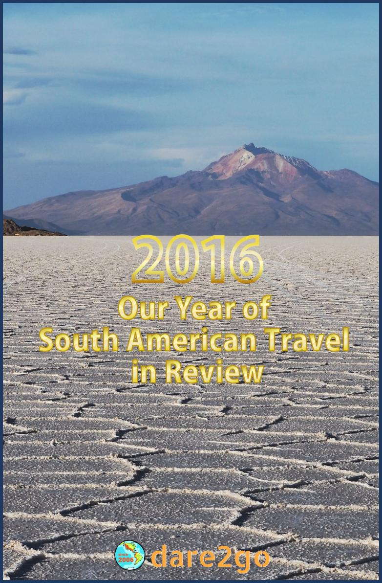 2016 saw us travel in Uruguay, Brazil, Bolivia, Chile, and finally in Peru. We spent nearly half a year exploring Brazil by road. Before that we witnessed Uruguay's largest gaucho festival and 'had a holiday' by the beach. Towards the end of the year the Andean mountains of Bolivia, Chile, and Peru 'took our breath away'. To read about our many other experiences and discoveries during the year PLEASE FOLLOW THE LINK!