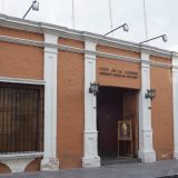 The outside of the Museo Santuarios Andinos, home to 'Juanita', a surprisingly well preserved mummy, which was found frozen in the Andes in 1995. Inside no cameras or smart phones are permitted.