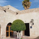 This is one of the courtyards of the BBVA Bank in Arequipa. You're free to wander in. They even have a public exhibition.