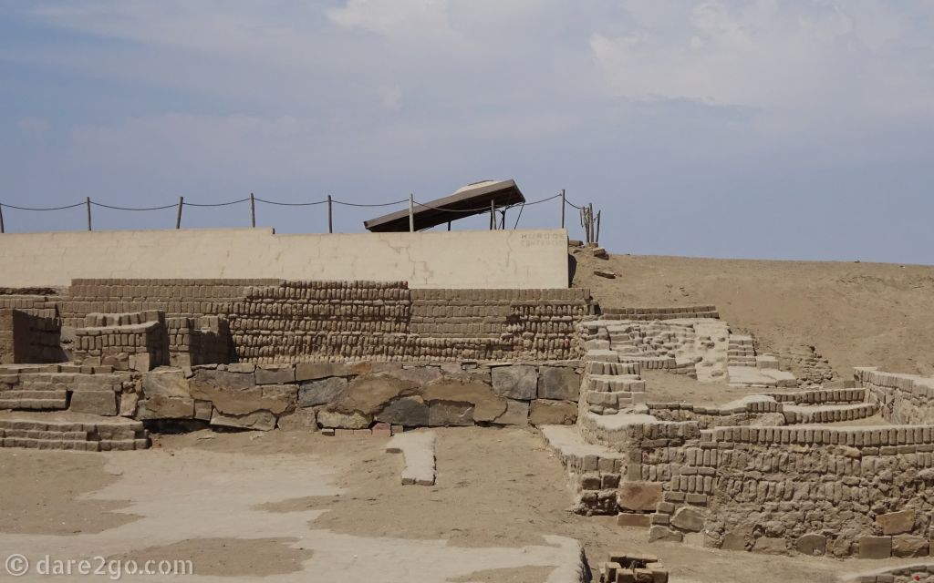 The Conjunto de Abolitos at the entrance to the site, shows the work of the Lima culture, who first began building at the Pachacamac site around 300AD.