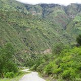 One of the hair-raising roads we took through the mountains of Peru. Very scary in places, but breathtaking views on PE-3S.