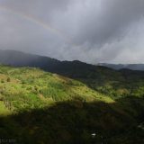 Revisiting Loja and Vilcabamba: sun and rain produced a rainbow rainbow over this lovely landscape.