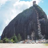 Piedra del Peñol: This is the rock that Yasha climbed on her 63rd birthday.