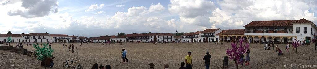 Villa de Leyva is probably the best known historic town of Colombia. Its dry and warm climate and its vicinity to Bogota makes it a popular weekend destination. The main plaza of Villa de Leyva is said to be the largest paved square in South America.
