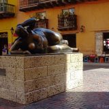 La Gorda Gertrudis by Botero: in all her glory in Plaza de Santo Domingo, Cartagena.