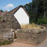 St Fagan’s National Museum of History: a pigsty from a farm near Prontypridd, built in 1800. Re-erected in 1976. Why is it round? Because pigs like to dig in corners. This style of pigsty was very common in South Wales.