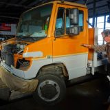 Okay, the second paint coat on the driver's cab doesn't look too bad - it took one more.