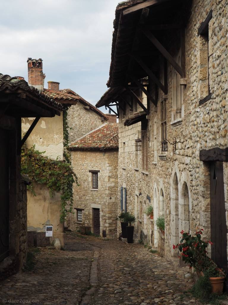 The medieval town of Pérouges, street scene 1