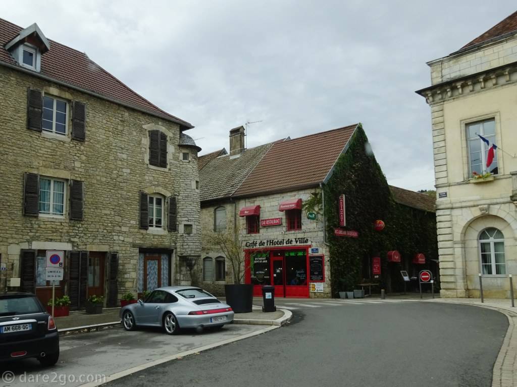 One of the many neat French villages and towns we drove through on our overland roadtrip.