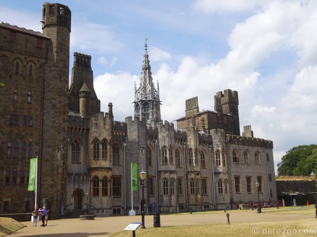 Cardiff Castle: this is not a ruin. In fact, it has been changed over the centuries into the very opulent 'House' you can visit today, thanks to the Bute dynasty.