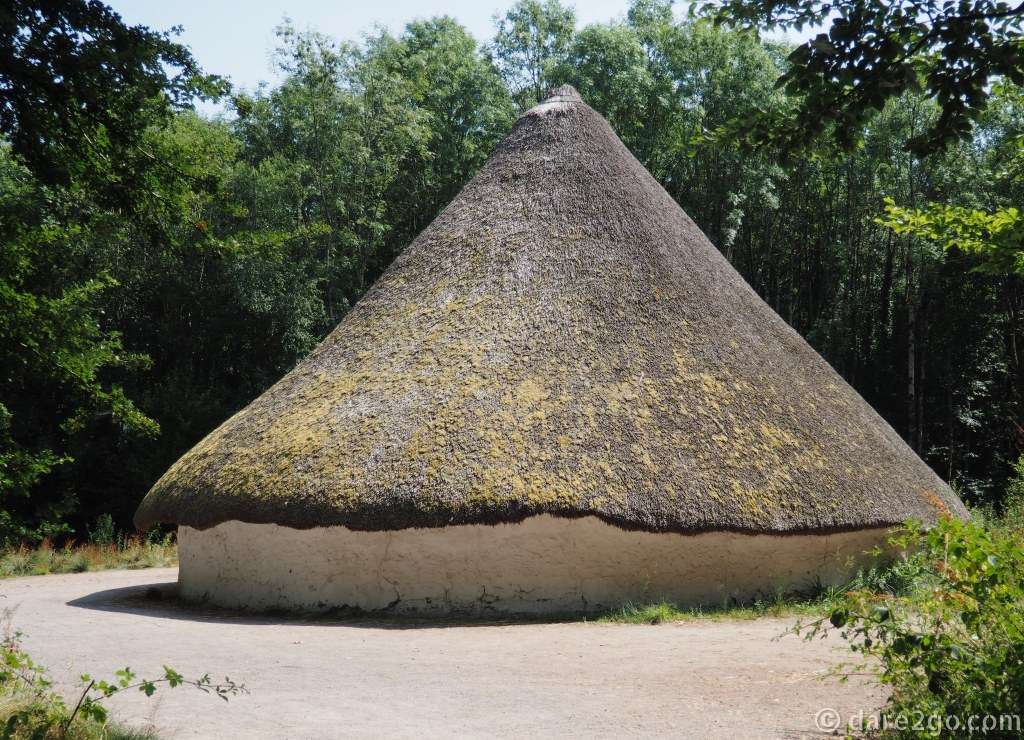 Iron Age Roundhouses: this is what houses probably looked like 2500 years ago in Wales. At St Fagan’s National Museum of History you can wander inside and get a feel of how life might have been.