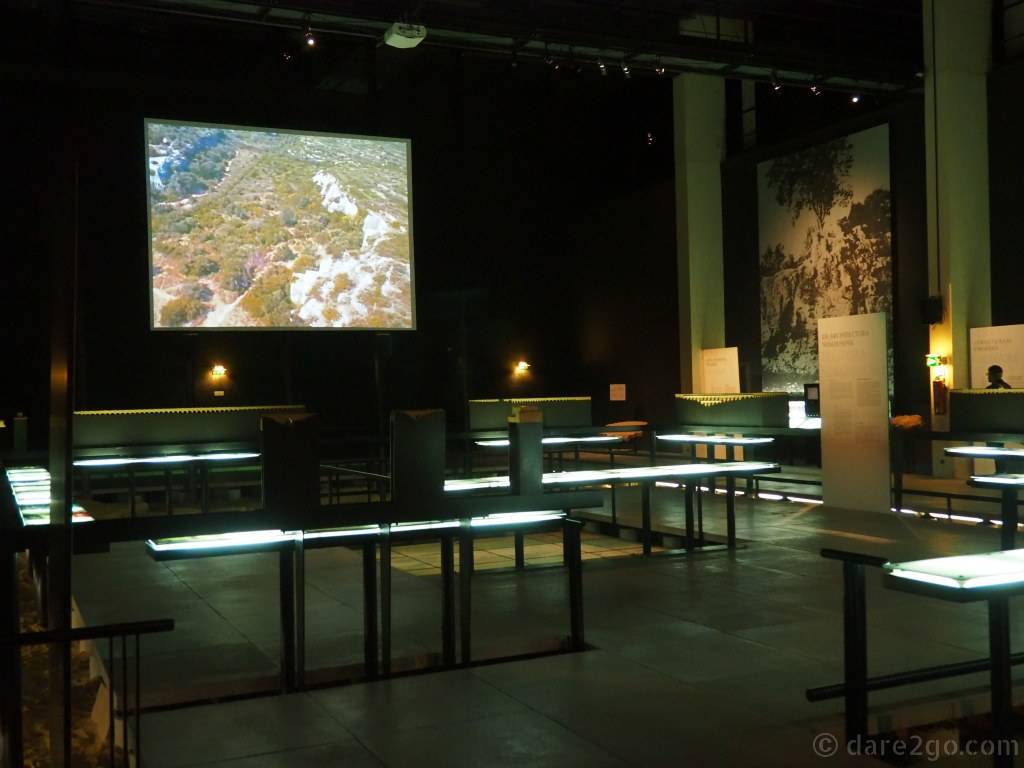 The museum at Pont du Gard: for us, not really impressive.