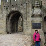 I am excited to be making a return visit to the World Heritage listed city of Carcassonne. This is the main entrance gate through the city wall.