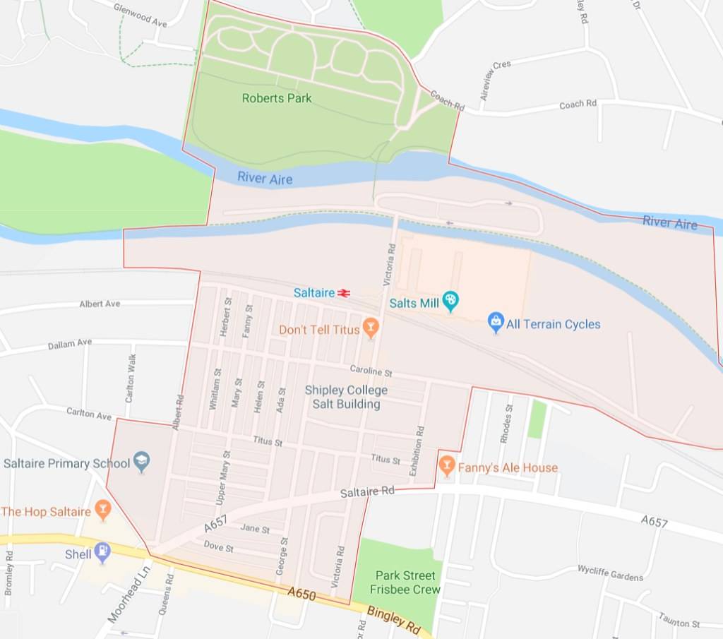 Google Map of Saltaire