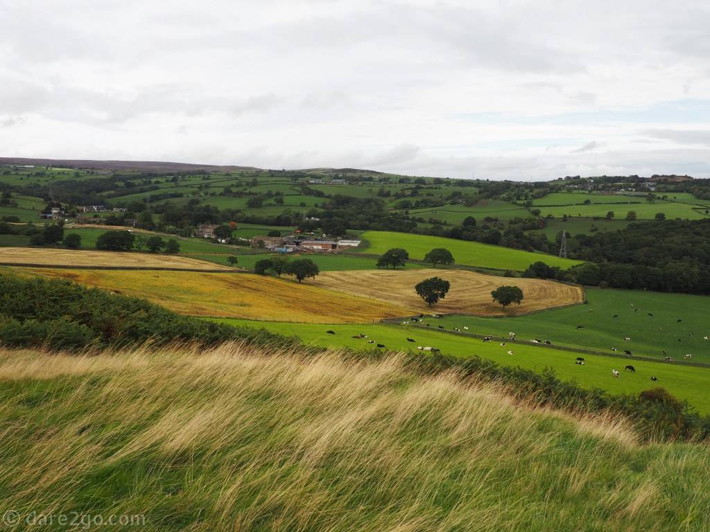A beautiful shot of the landscape around Saltaire - another reason to visit West Yorkshire. This was actually a rather cool and grey September day, but it was still beautiful.