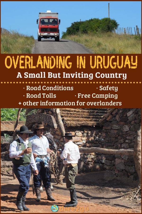 Our PINTEREST image, which shows typical Gauchos standing around drinking some mate - with text overlay.