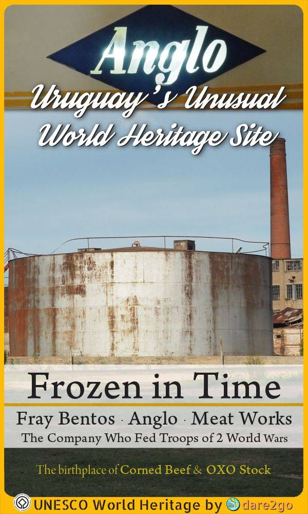 Our PINTEREST image, which shows the old rusted storage tank of the ANGUS factory - with text overlay.