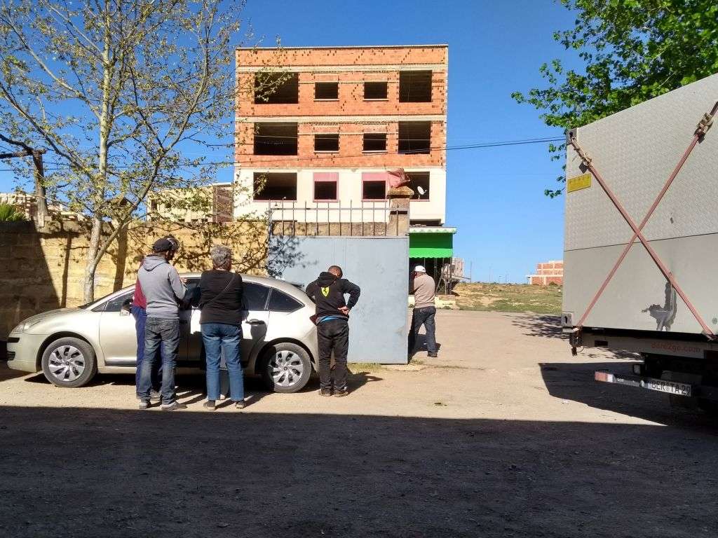 After our vehicle accident we were taken to a local workshop, where they offered to patch with a compound, and paint. It would be finished that afternoon and the owner of the truck that hit us would pay. But, it wouldn't work.