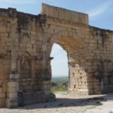 The almost complete triumphal arch of Volubilis.