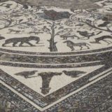 A Roman Mosaic Floor in the ruins of Volubilis.