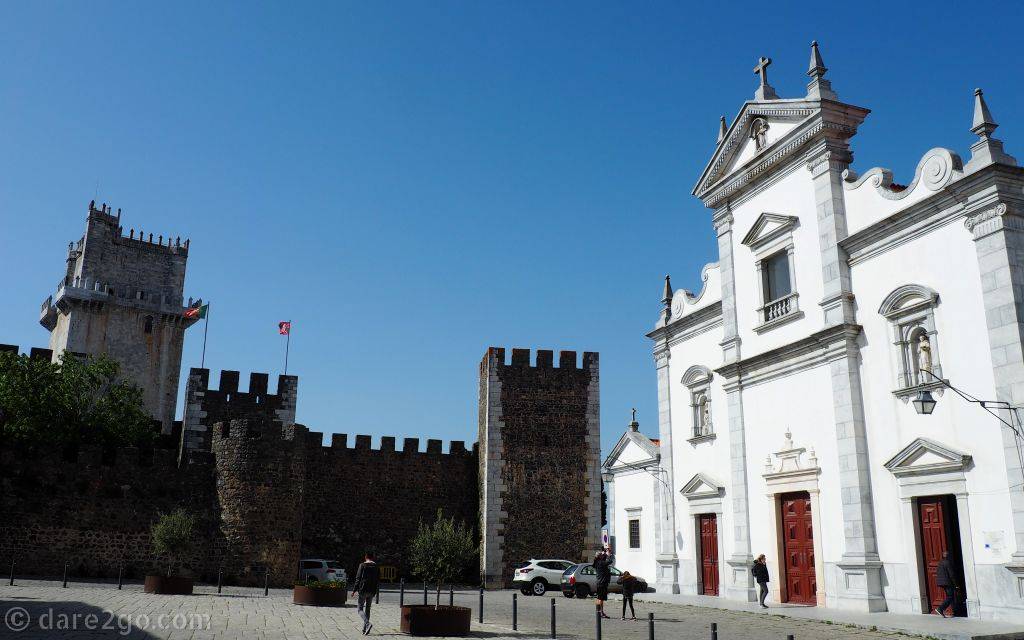 The Castle and Cathedral of Beja stand side by side.