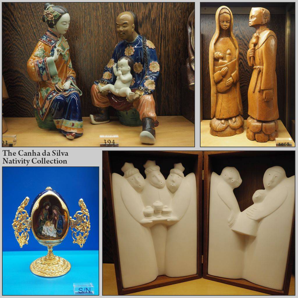 Several nativity scenes from different countries